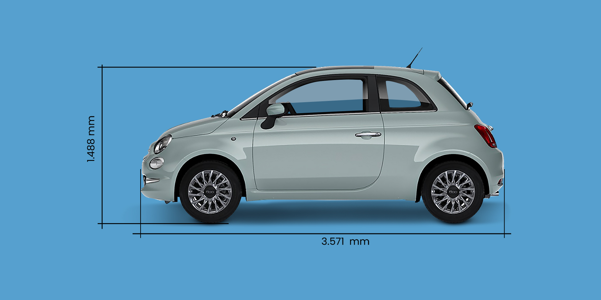 Dimensioni e Specifiche Tecniche Fiat 500 Fiat